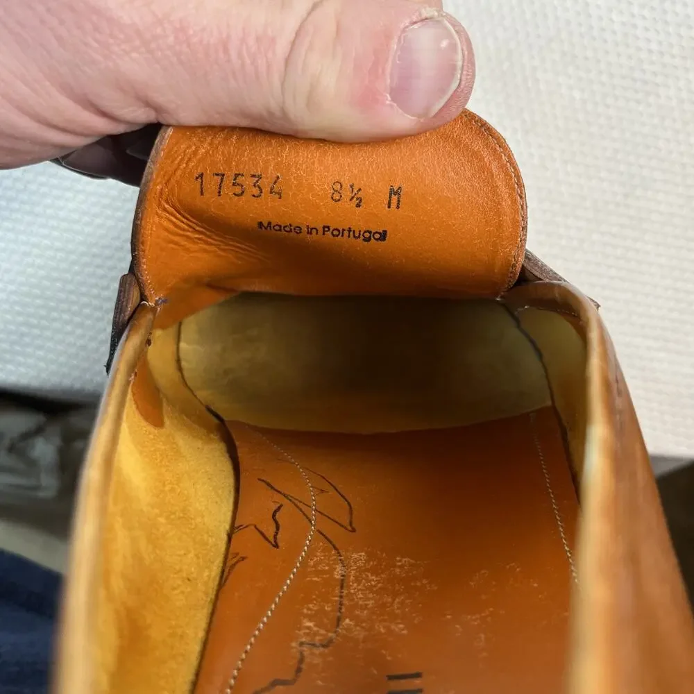 Magnanni for Neiman Marcus‎ Cognac Loafers size 8.5 (4197)